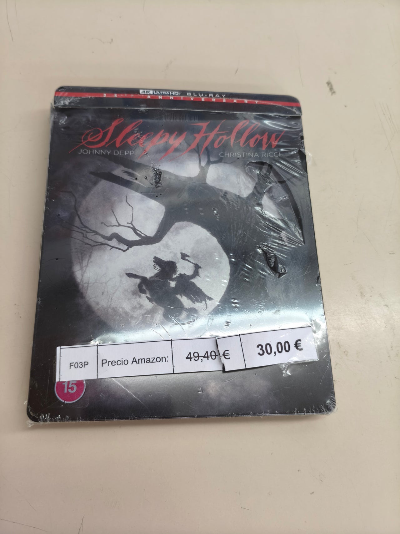 Película Sleepy Hollow en 4K UHD Steelbook