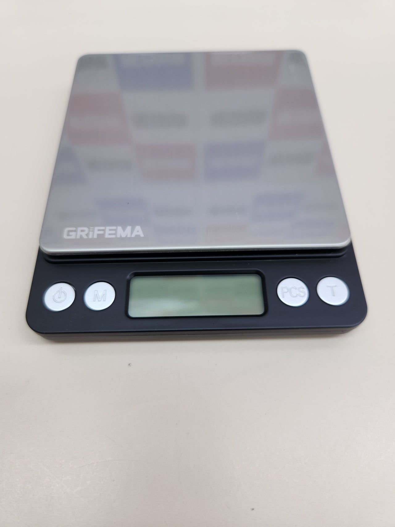Báscula De Cocina 0,01-500g Acero Inoxidable GRIFEMA - Con Pantalla LCD, Digital, Balanza Con Tapa, Acero Inoxidable (Exclusivo En Amazon), 0.01 - 500 g