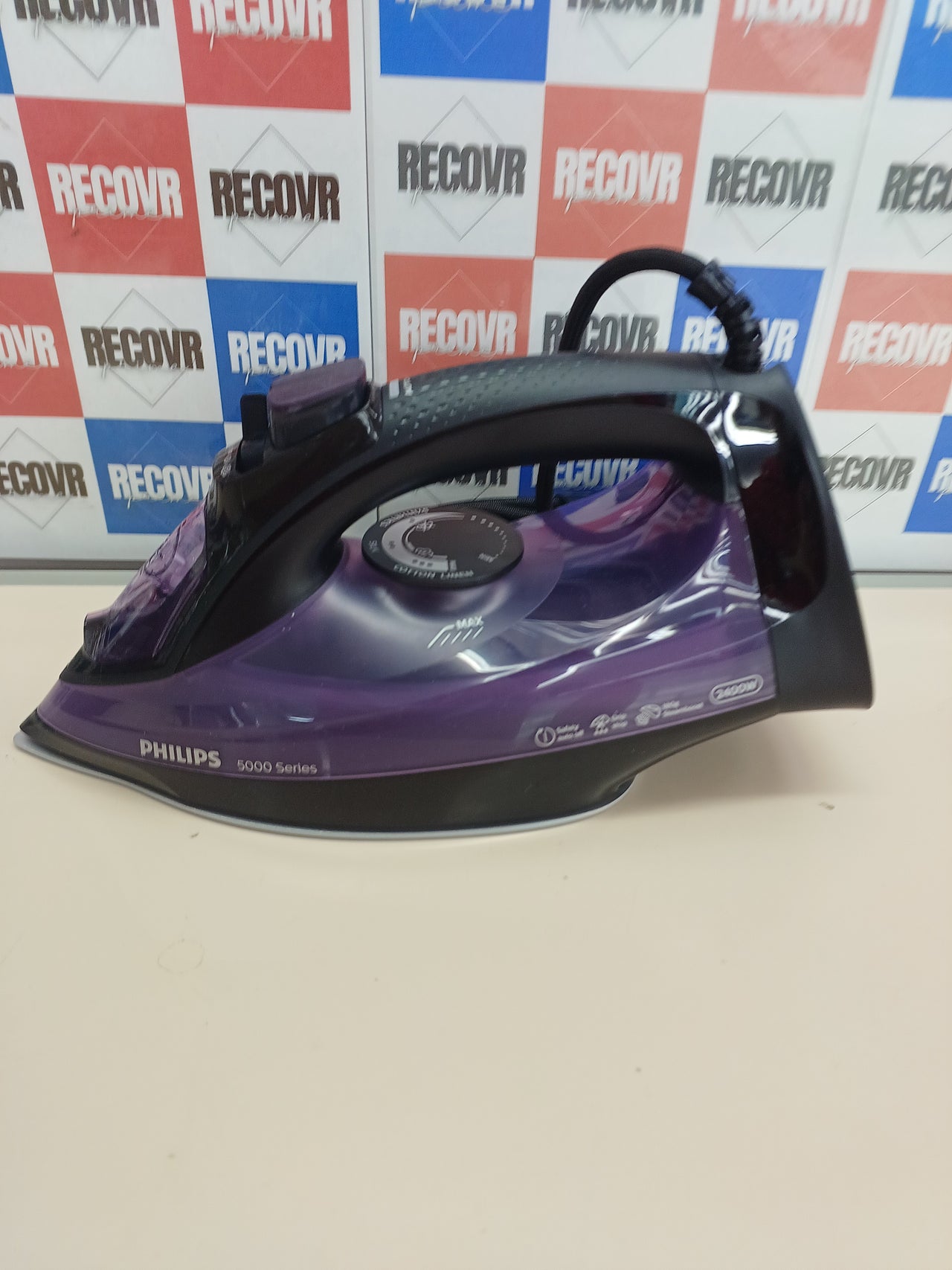 Plancha vapor 2400 W golpe 180 g – Philips