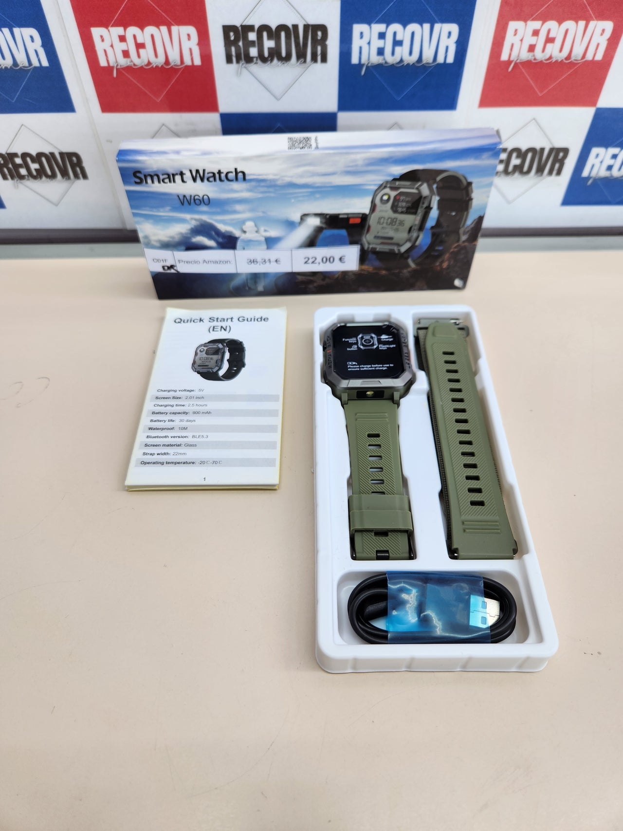 Smartwatch Hombre Bluetooth 2.01" Baolubao