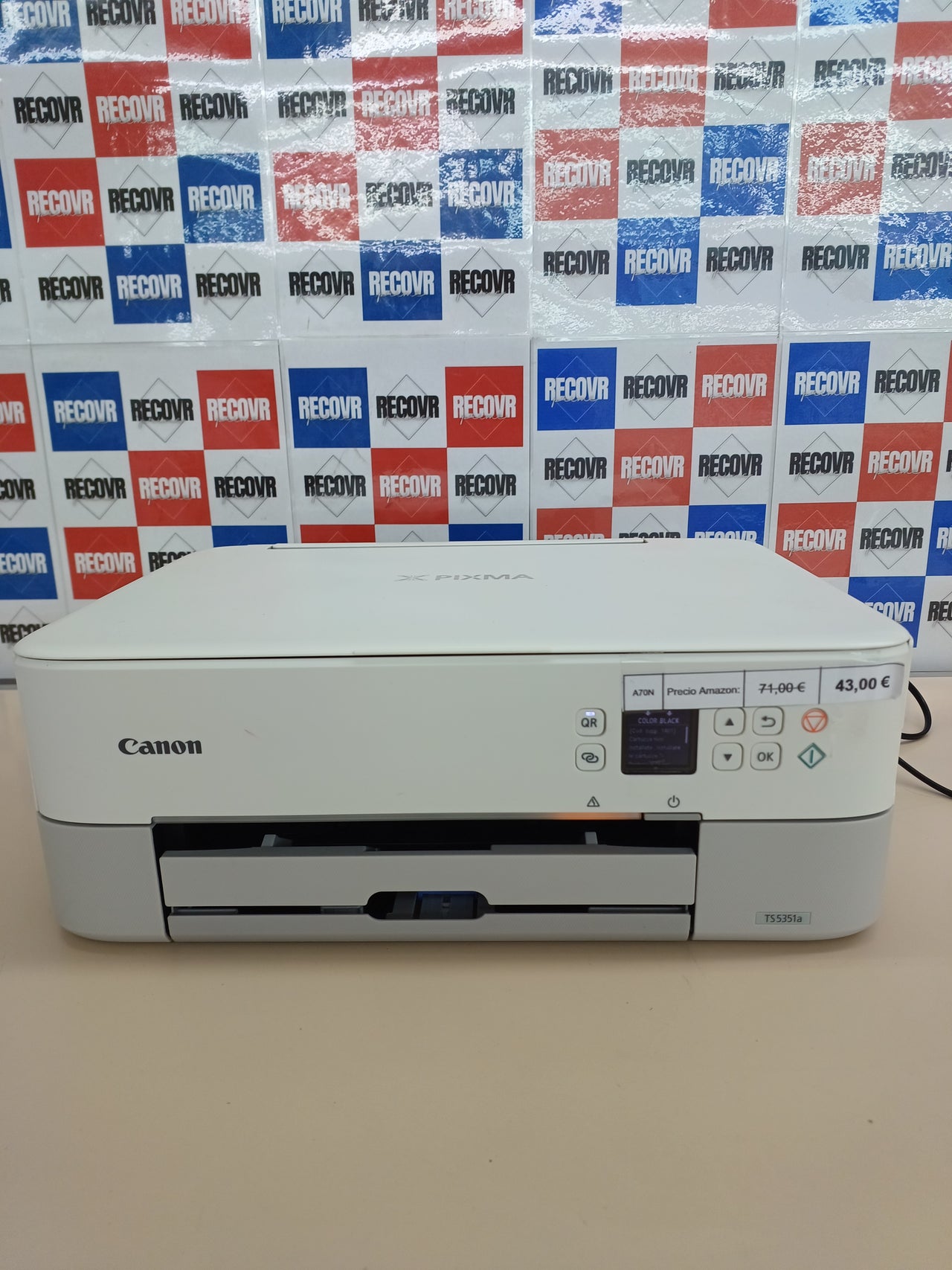 Impresora Multifunción Color WiFi Dúplex Canon PIXMA TS5351a