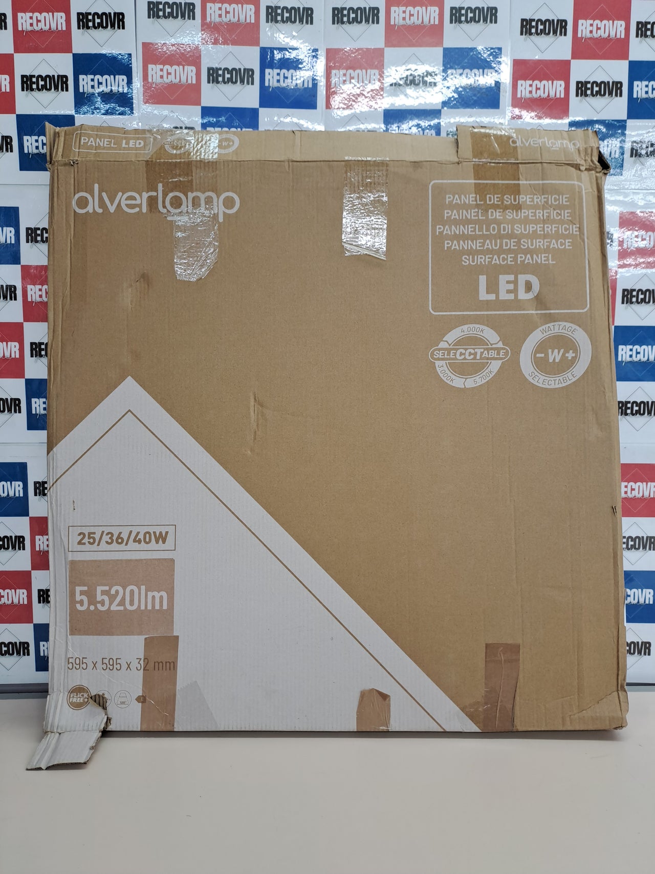 Plafón LED 48 W 605 mm 6500 K – LED Atomant