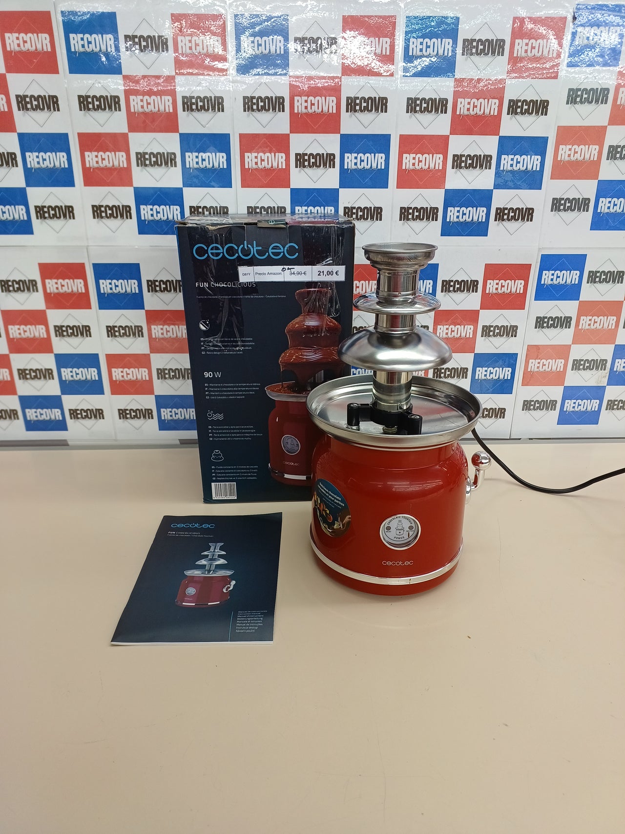 Fuente de Chocolate Cecotec Fun Chocolicious 90W