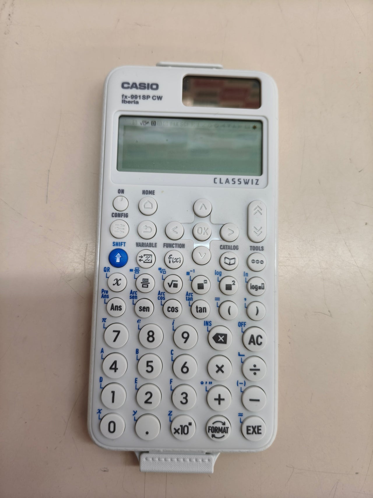 Calculadora científica Casio FX-991SP CW solar (blanca)