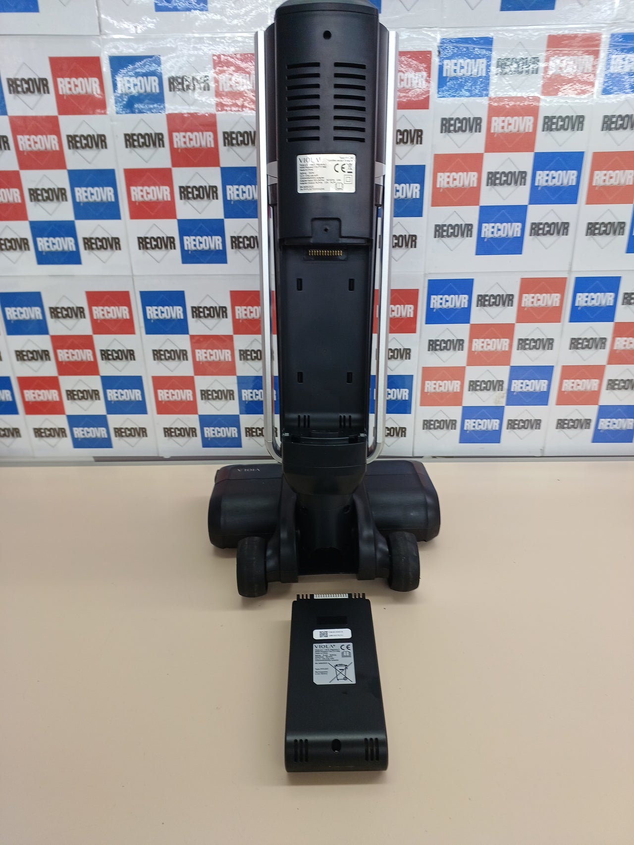 Aspiradora de suelo 2 velocidades ABS negra Viola