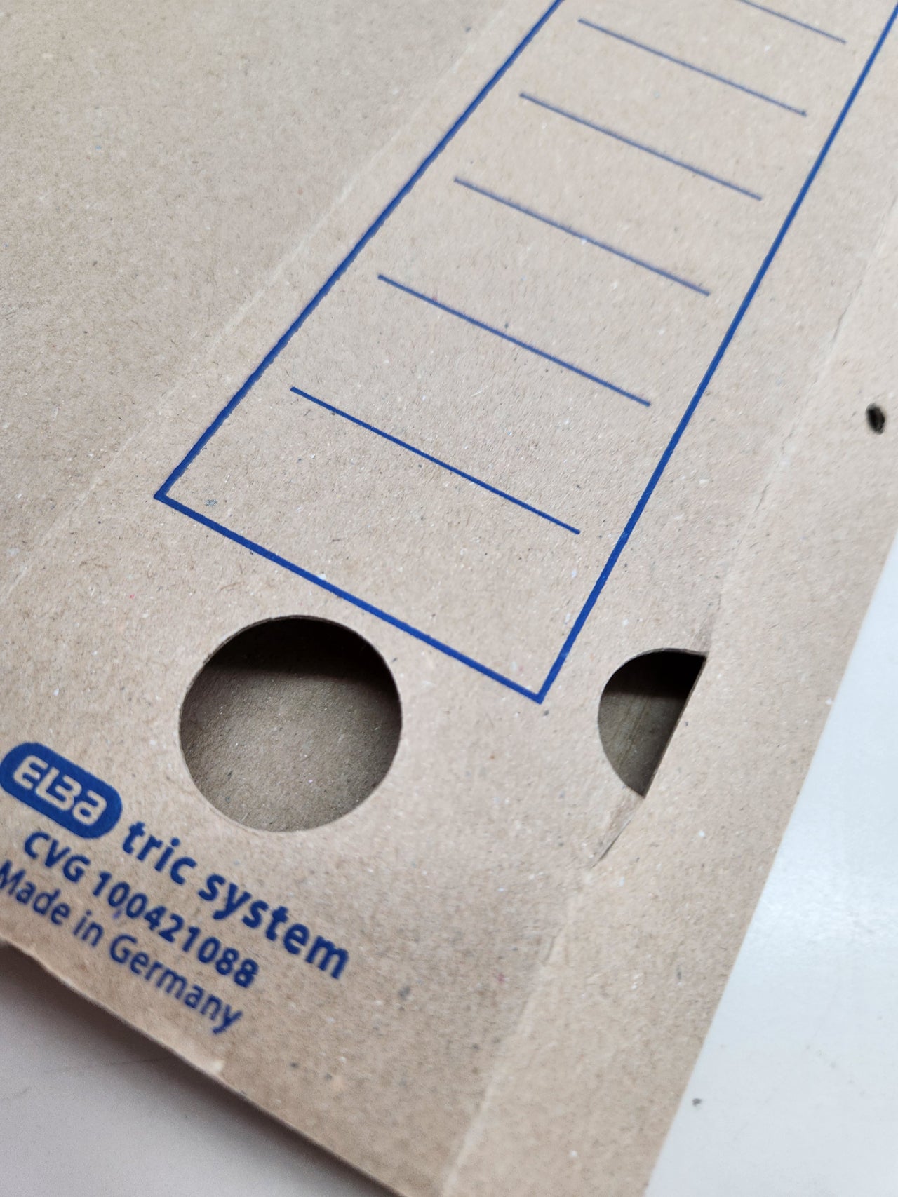 Archivador Elba tric system cartón marrón 30 uds