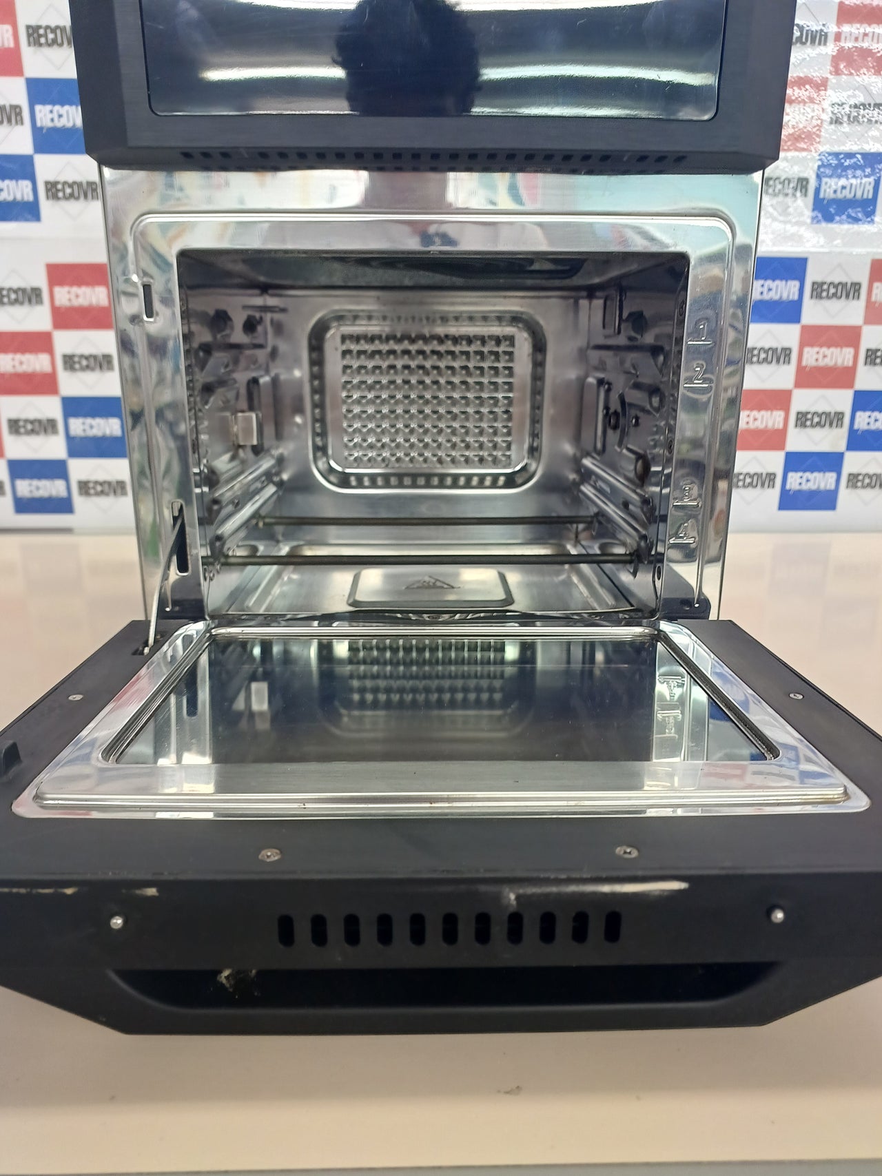 Freidora Aire 12L, 11 Multifunciones, Air Fryer Doble Resistencia 30-220°C, 7 Accesorios, 50+ Recetas, Ventana, Freidora sin Aceite  Horno de Sobremesa, Pantalla Táctil LED, 1800W COSORI
