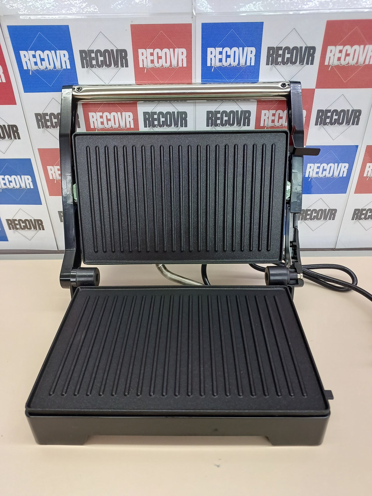 Tostadora mini grill con termostato, verde salvia Tognana Iridea
