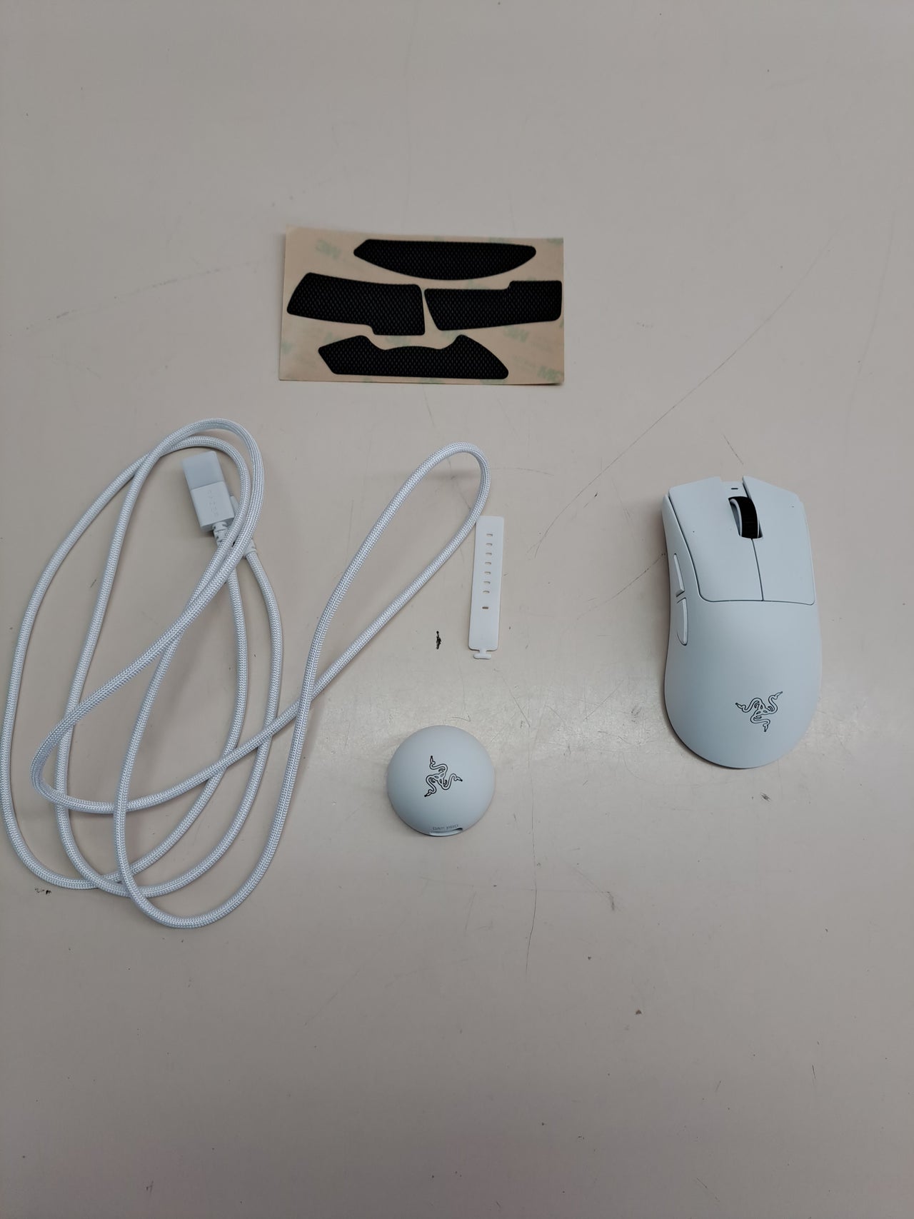 Razer ratón gaming DeathAdder V4 Pro inalámbrico 57g blanco