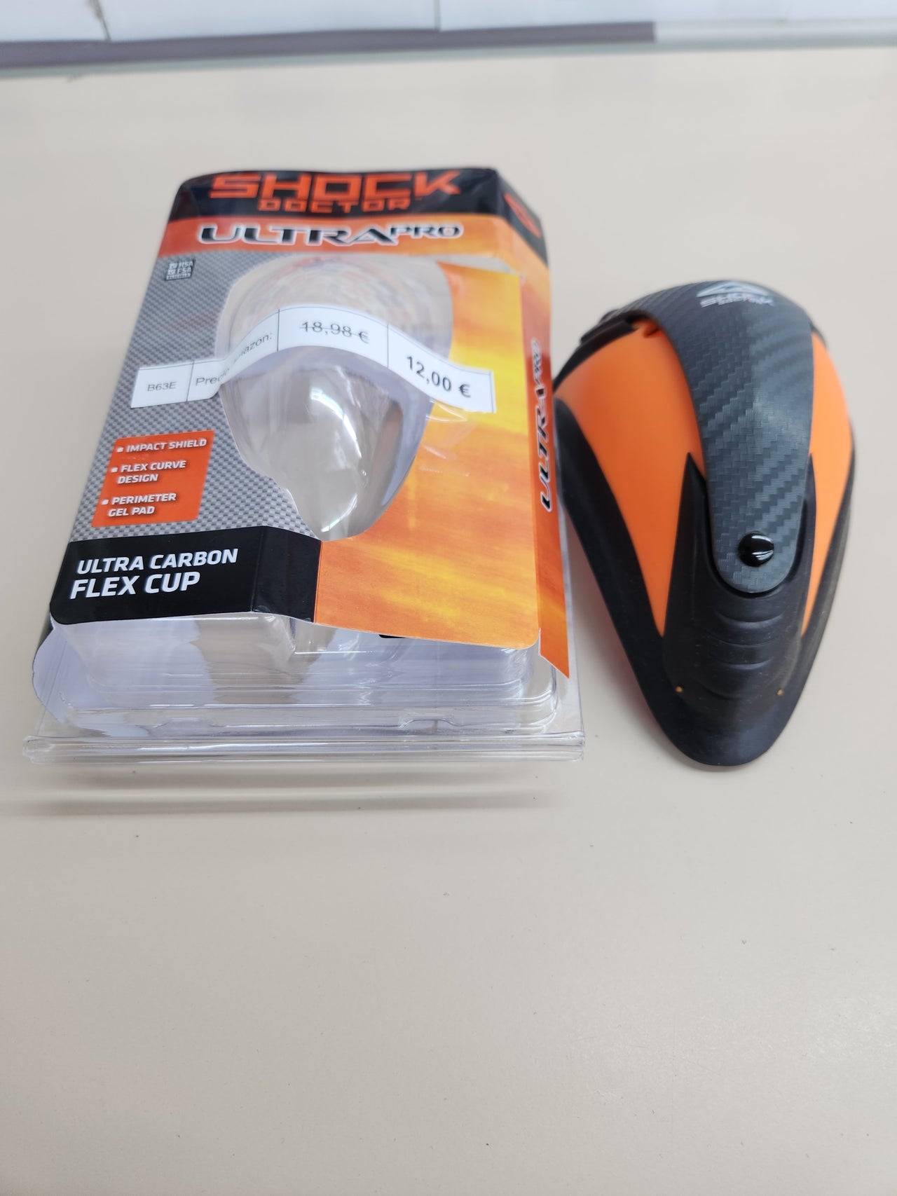 Taza deportiva Shock Doctor Carbon Flex adulto