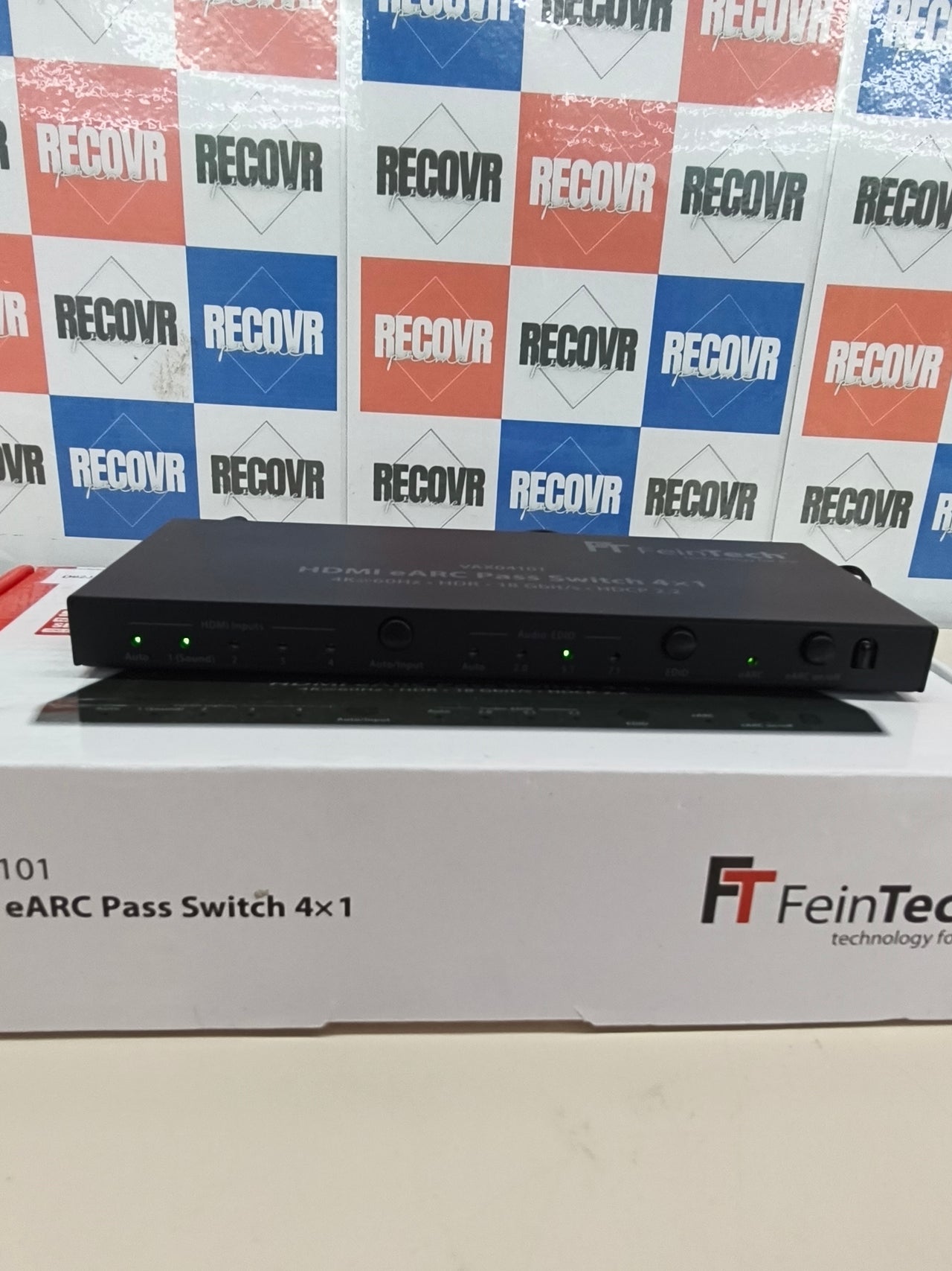 Switch HDMI eARC 4×1 para sonido y 4K · FeinTech