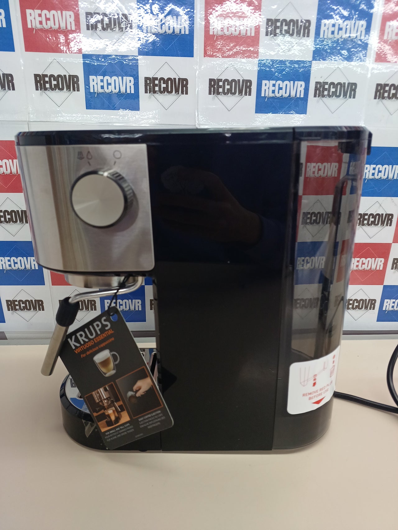Cafetera espresso 15 bar compacta acero - Krups