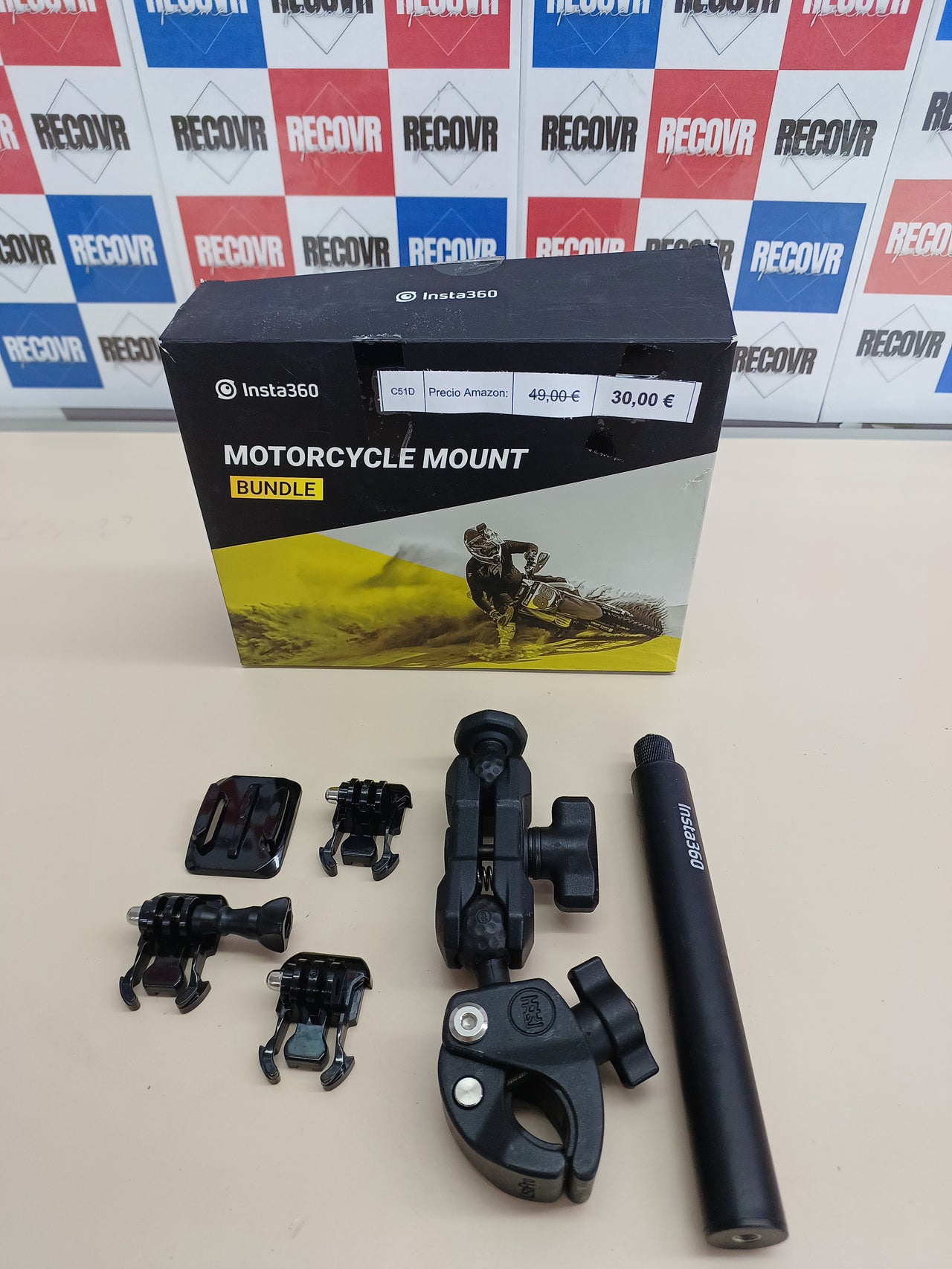 Insta360 Kit Motero | Accesorios Moto 360°