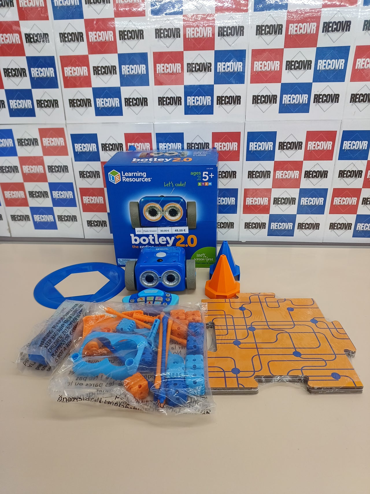 Robot Codificador Set de Actividades Botley 2.0 Educativo sin Pantalla para Niños de 5 Años Learning Resources