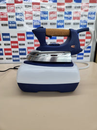 Centro de planchado, 2000 W, Capacidad 700 ml, 2.5-3 Bar, 40-50 g/min vapor regulable, Temperatura regulable, Blanco/Azul G3 Ferrari G40019