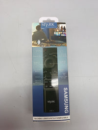 Mando compatible con TVs Samsungs, LCD/LED, no requiere configuración, códigos Samsungs preinstalados, Bluetooth, función de voz