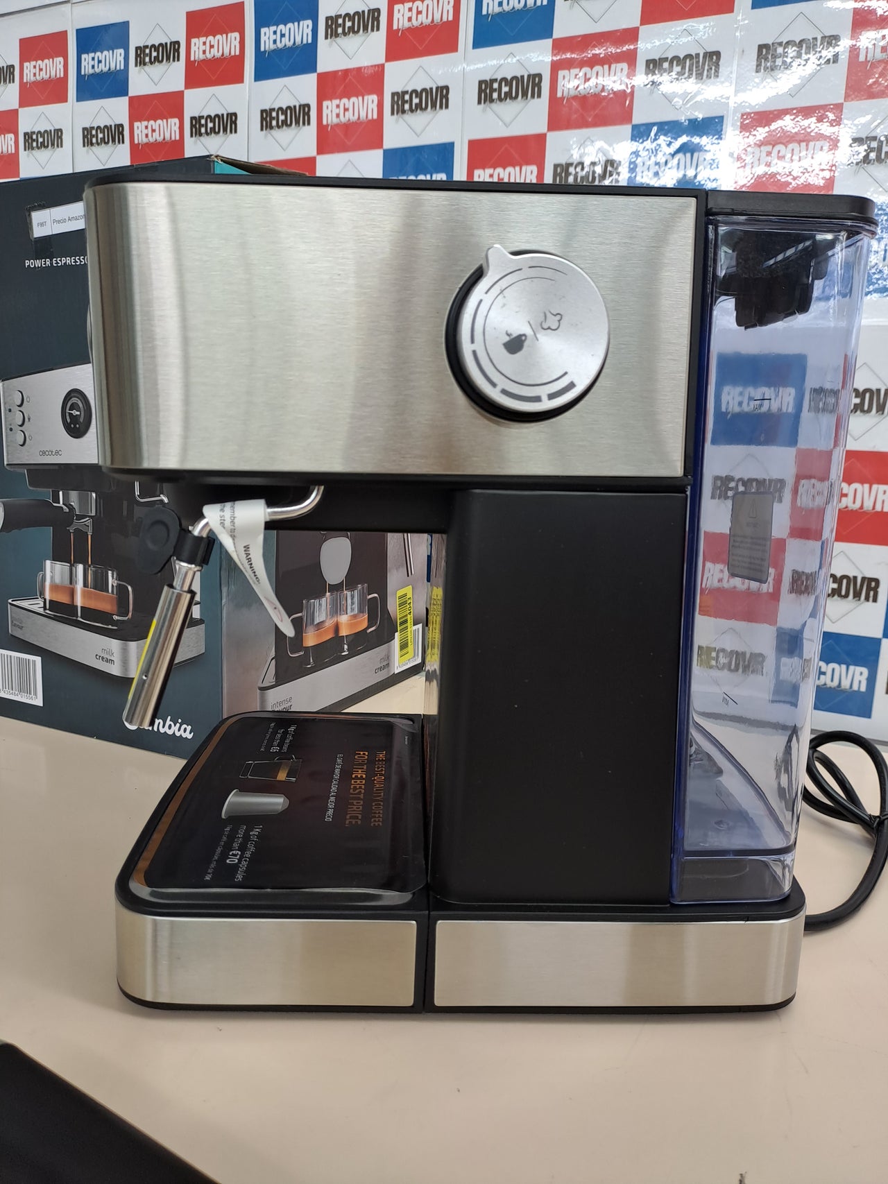 Cafetera espresso Cecotec Power Espresso 20 Professionale 20 bares