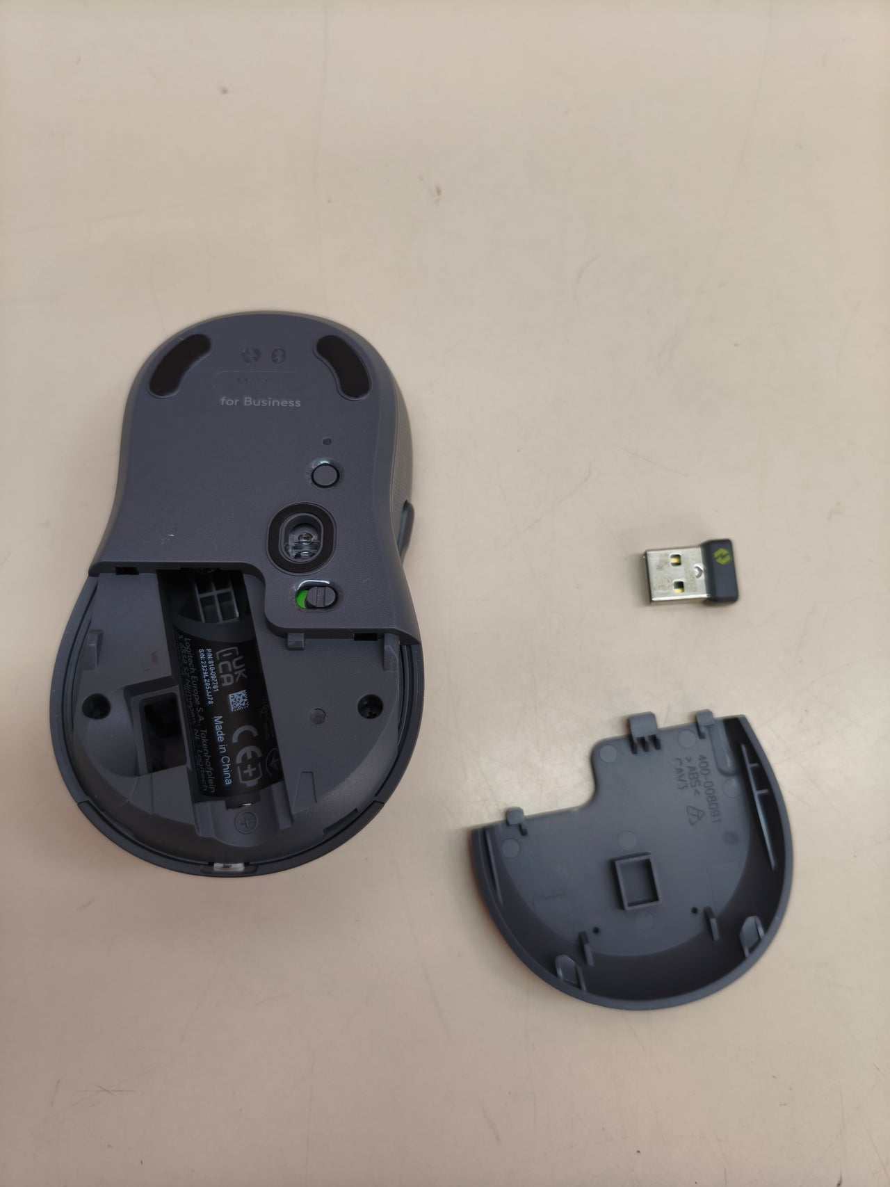 Ratón inalámbrico Logitech Signature M650 L, gris