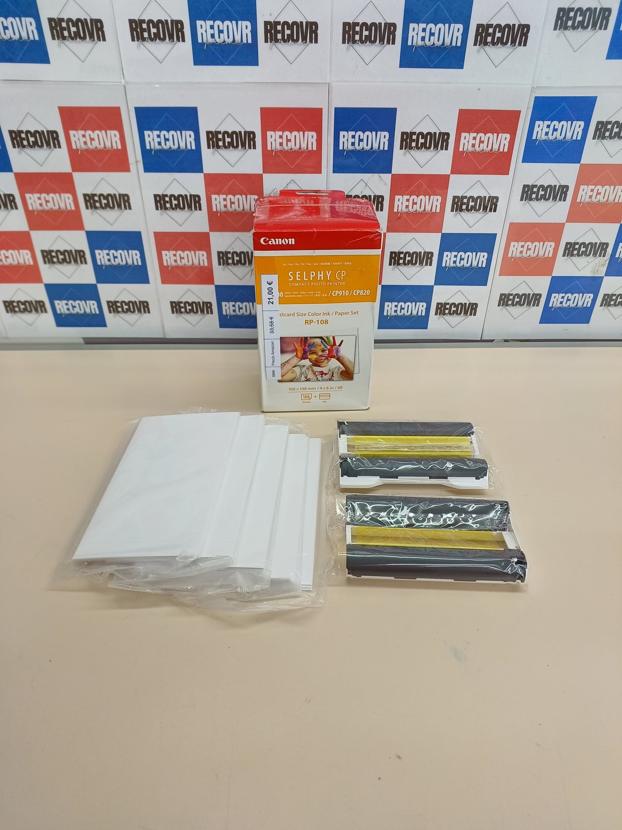 Papel y Tinta Canon RP-108 Selphy CP