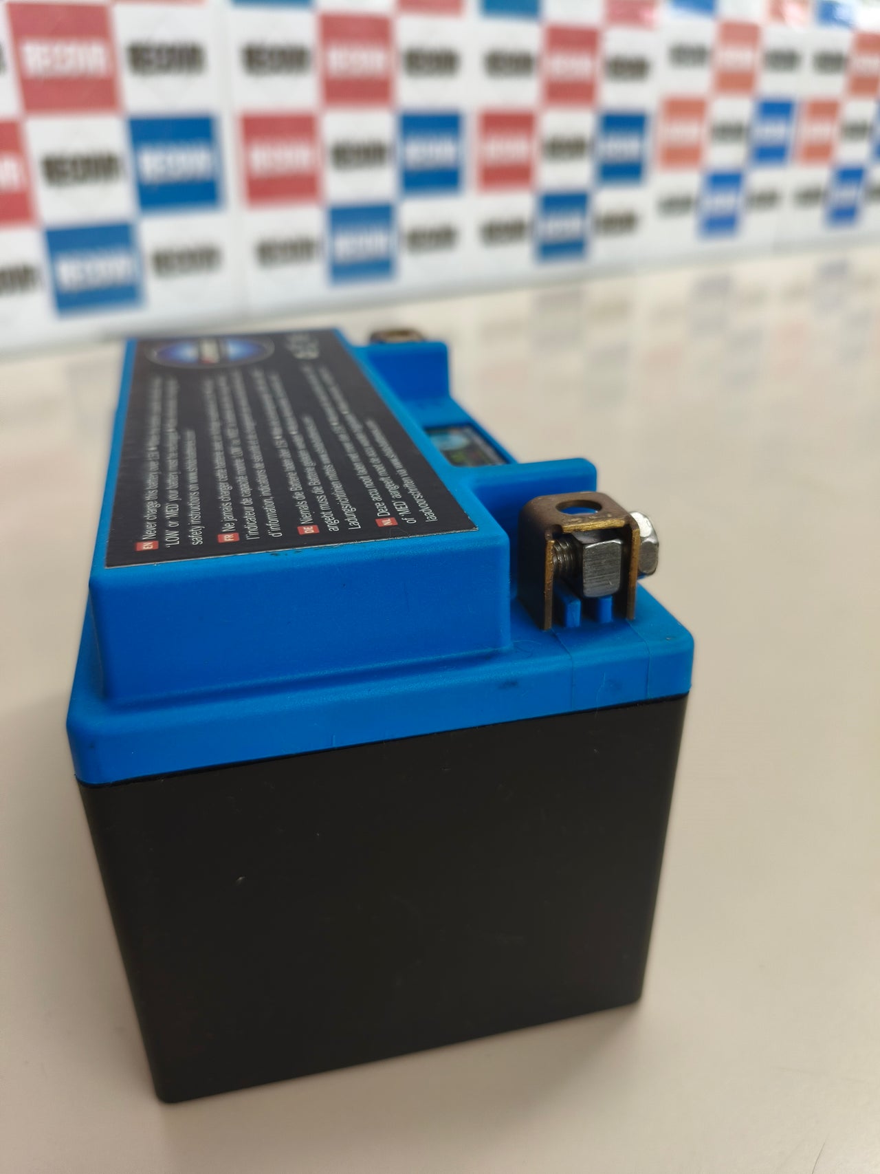 Batería de litio para moto Shido LT12A-BS Lion S azul