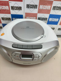 Radio CD portátil Philips AZ127/12 con casete