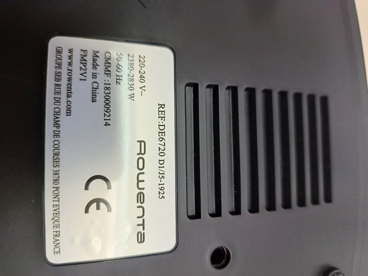 Plancha sin cable 2600W con vapor 40 g/min Rowenta