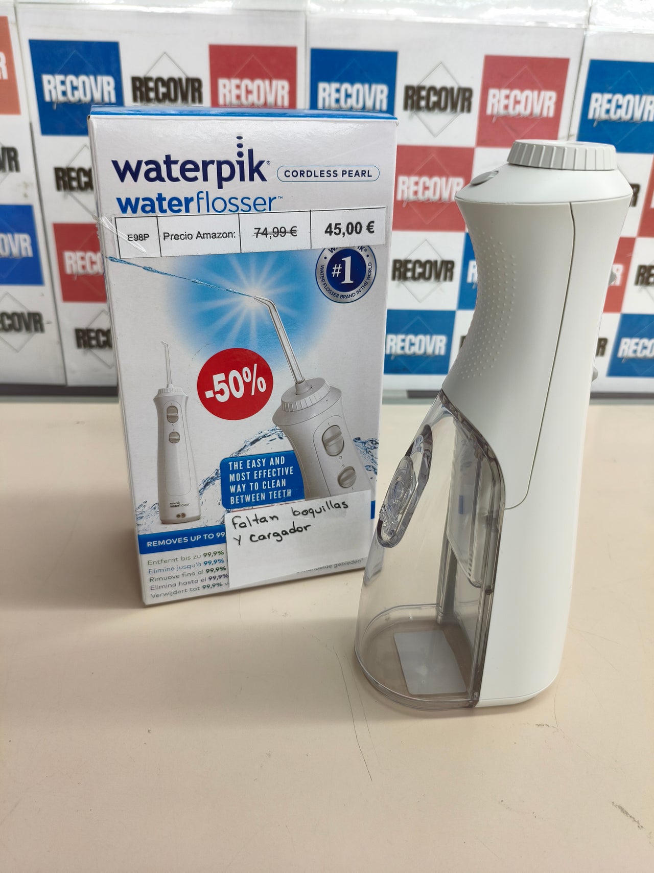 Irrigador dental inalámbrico Waterpik WF-13 recargable