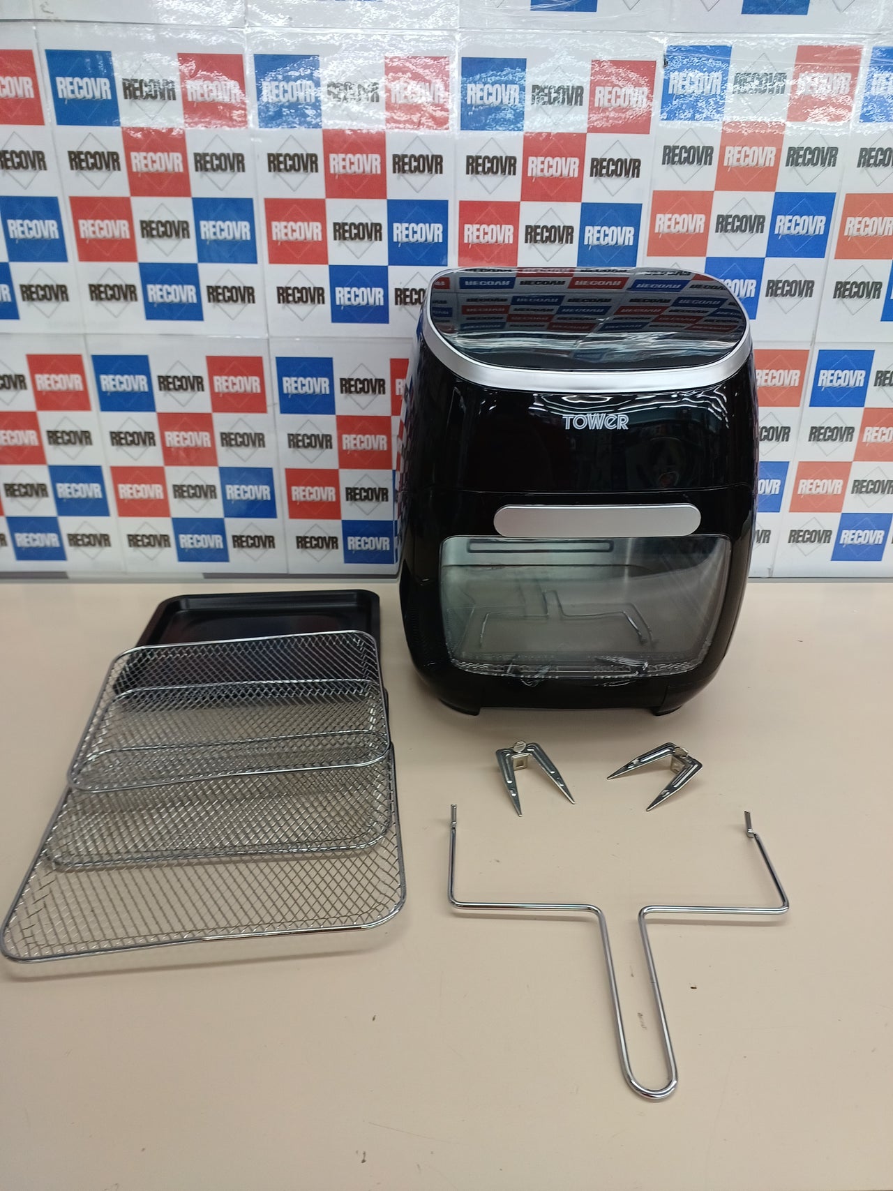 Freidora de aire 11 L 2000 W digital 5 en 1 – Tower