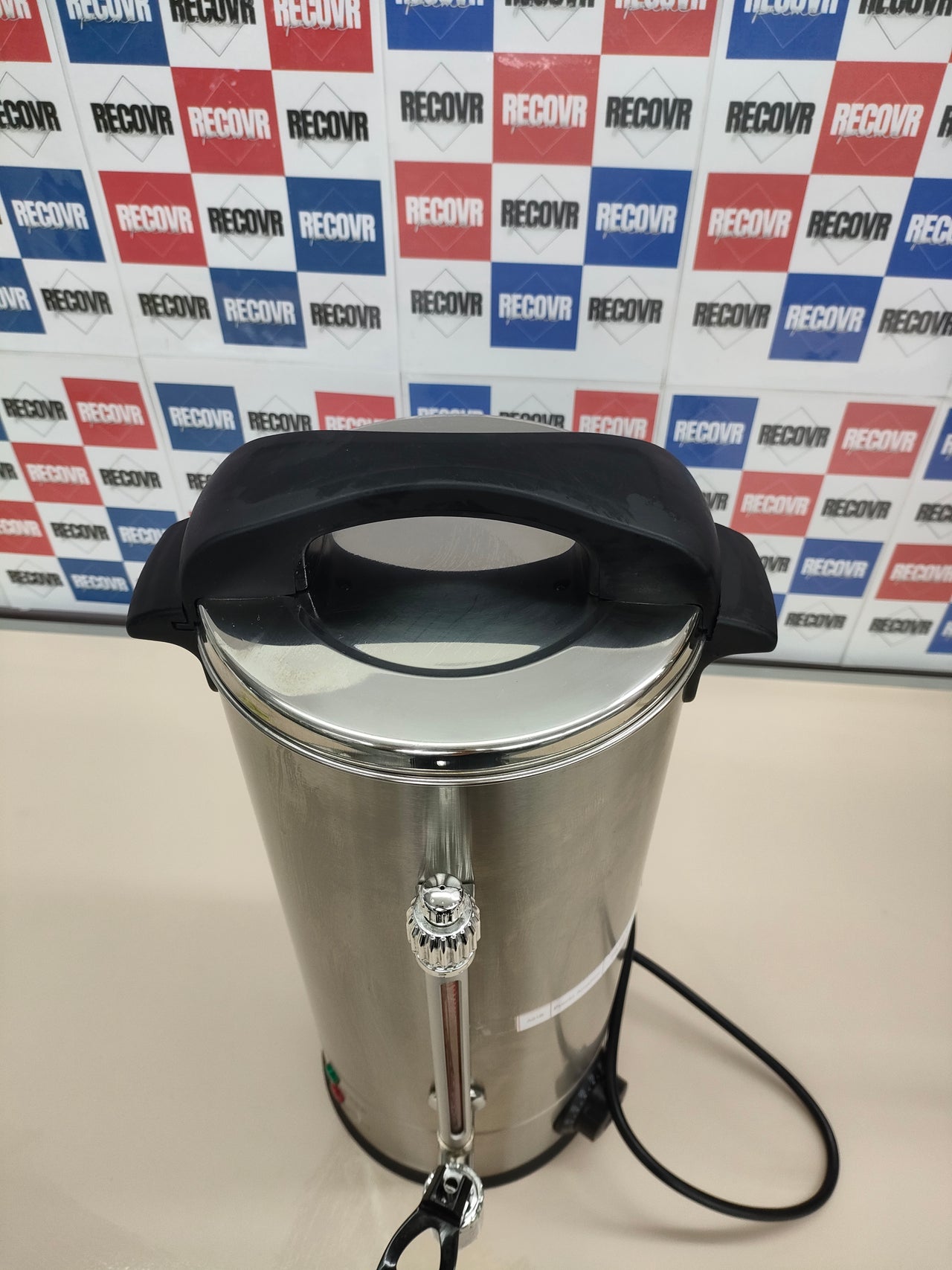 Dreamhigh® Dispensador de Bebidas Calientes y Frías 10L, 1500W Hervidor para Vino Caliente con Grifo, Máquina para Vino Caliente de Acero Inoxidable, Ajuste de Temperatura de 30-110°C