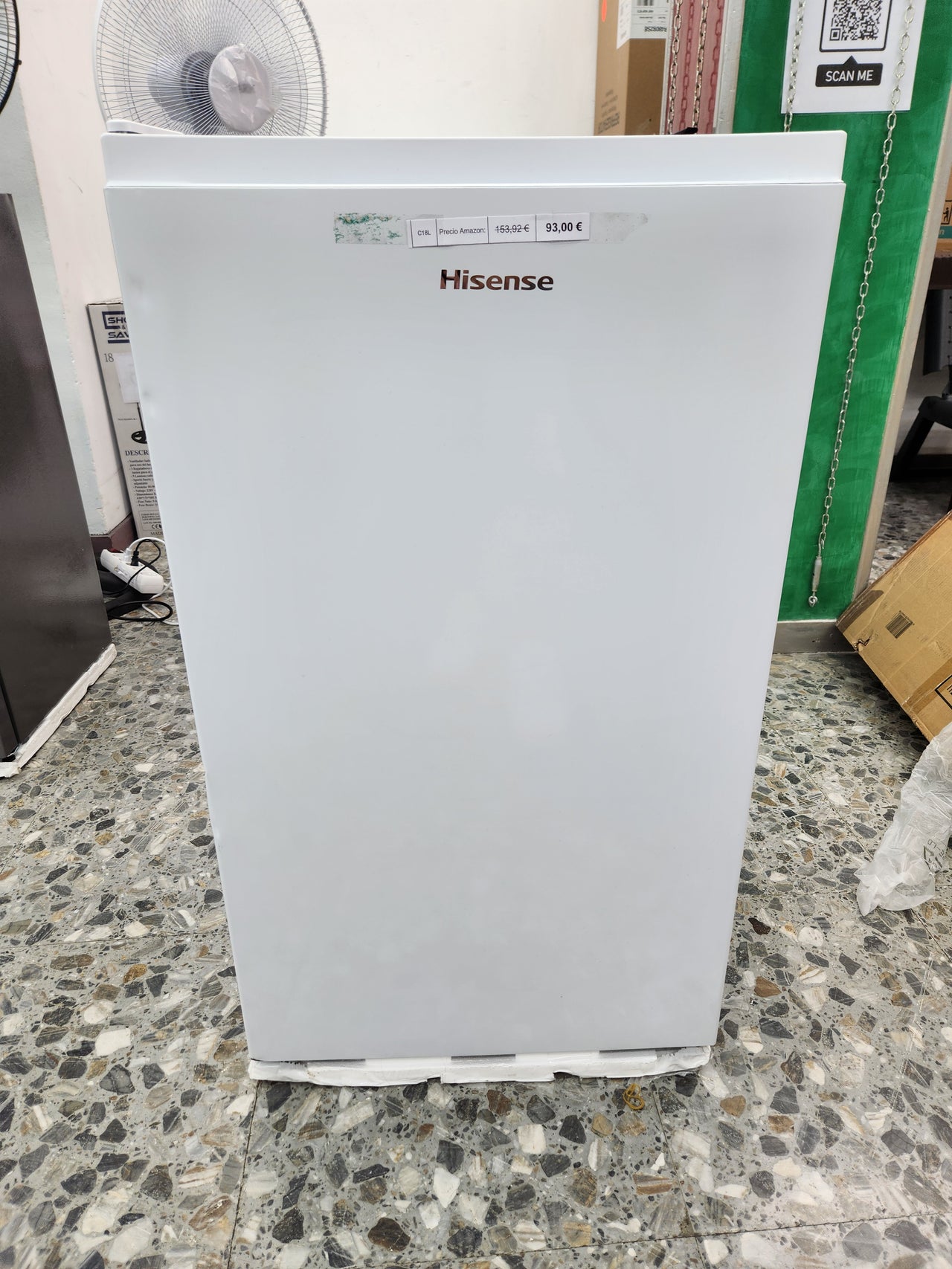 Nevera 94L Clase E Hisense MUR48092E
