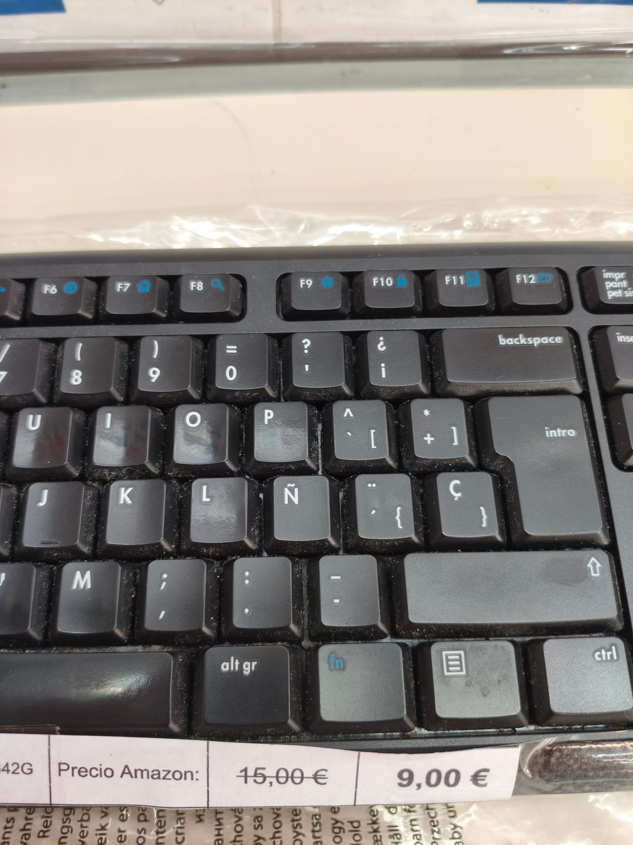 Pack teclado y ratón inalámbricos Trust Ymo, QWERTY español