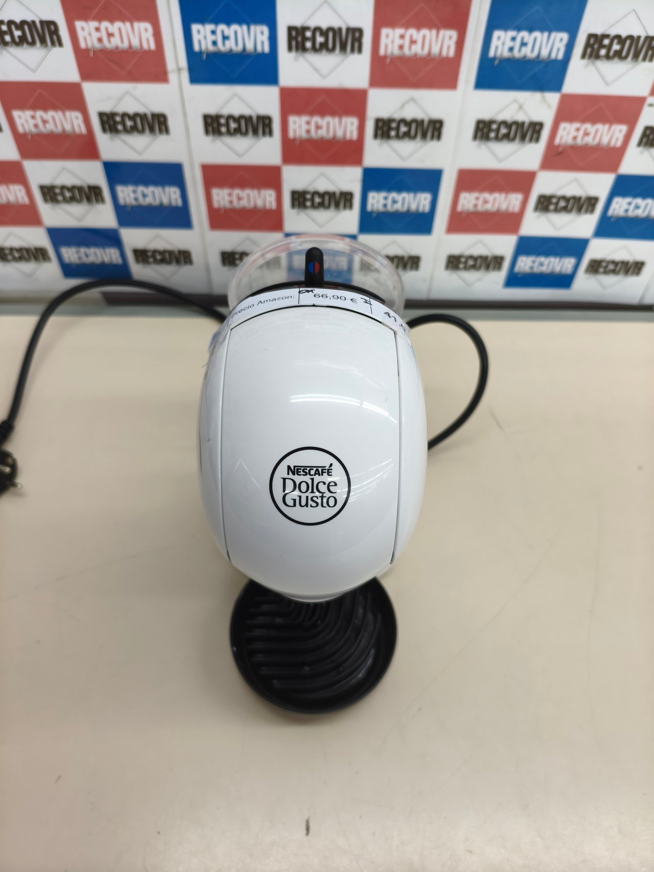 Cafetera de cápsulas De’Longhi Dolce Gusto Piccolo XS blanca compacta