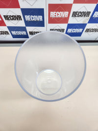 Maceta para Orquídea base 12cm, de Plástico Transparente, con Plato Incluido. con Escalón Interior y Base perforable