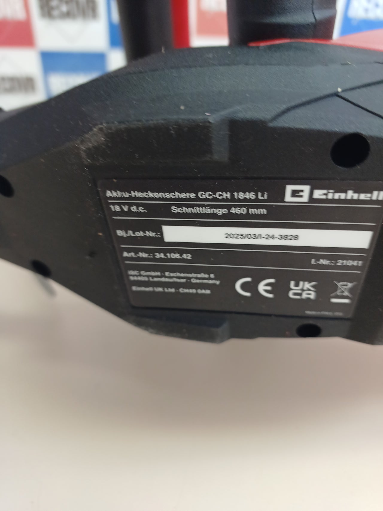 Cortasetos batería 18V 46 cm Power X-Change - Einhell