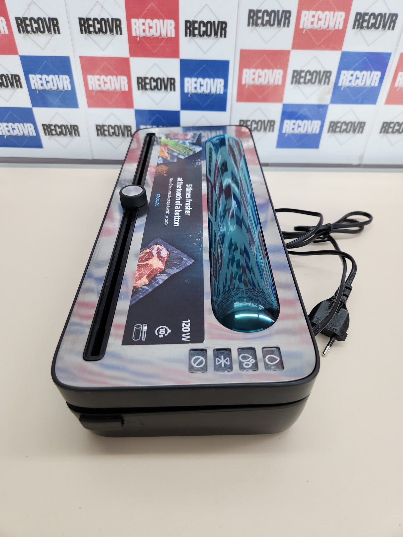 Envasadora Vacío 120W SealVac 120 SteelCut  Multicolor Cecotec