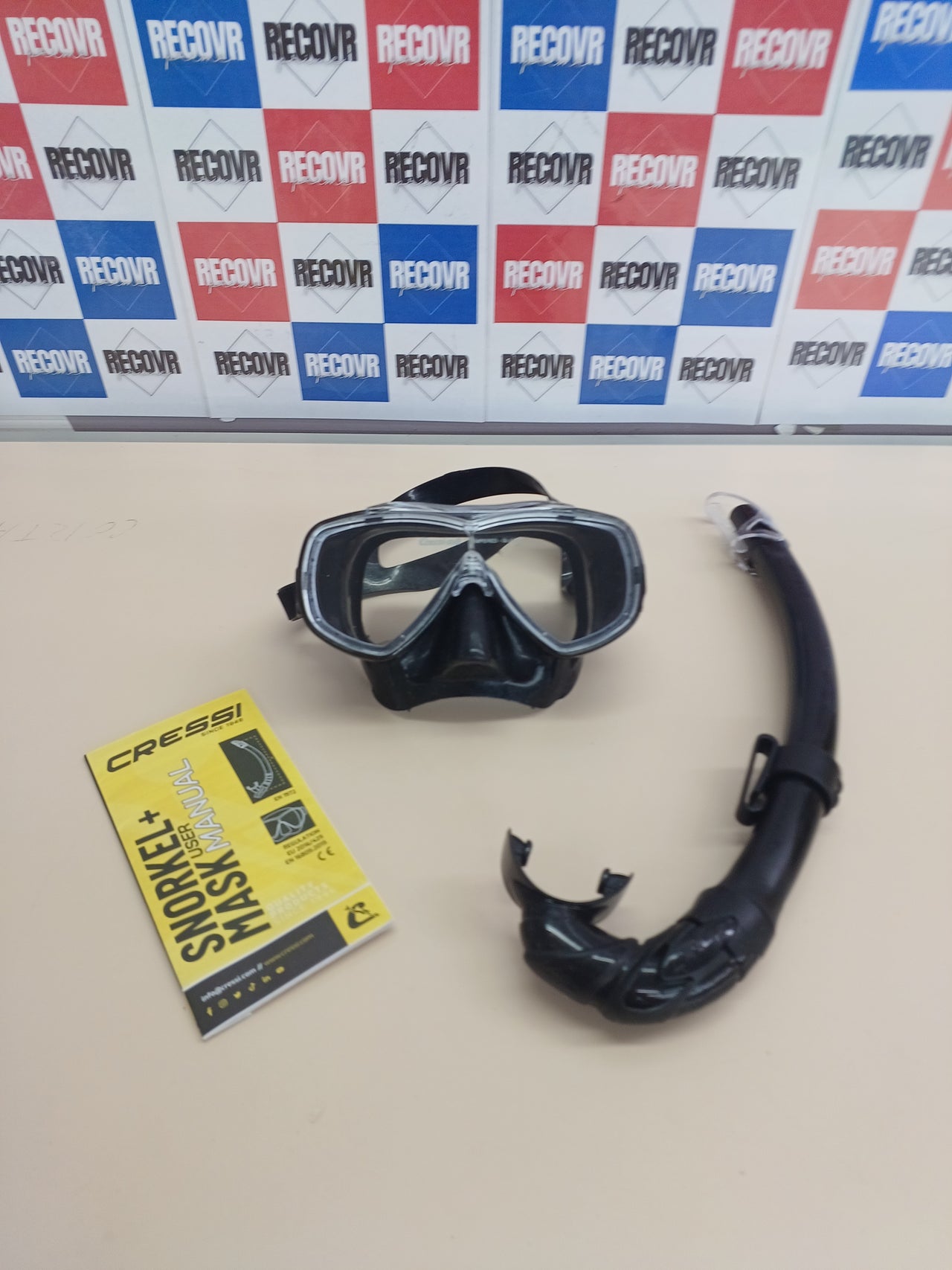 Set Máscara+Snorkel Unisex Talla Única CRESSI