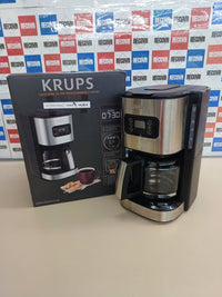 Thumbnail for Cafetera filtro 1,25 L con temporizador e intensidad - Krups