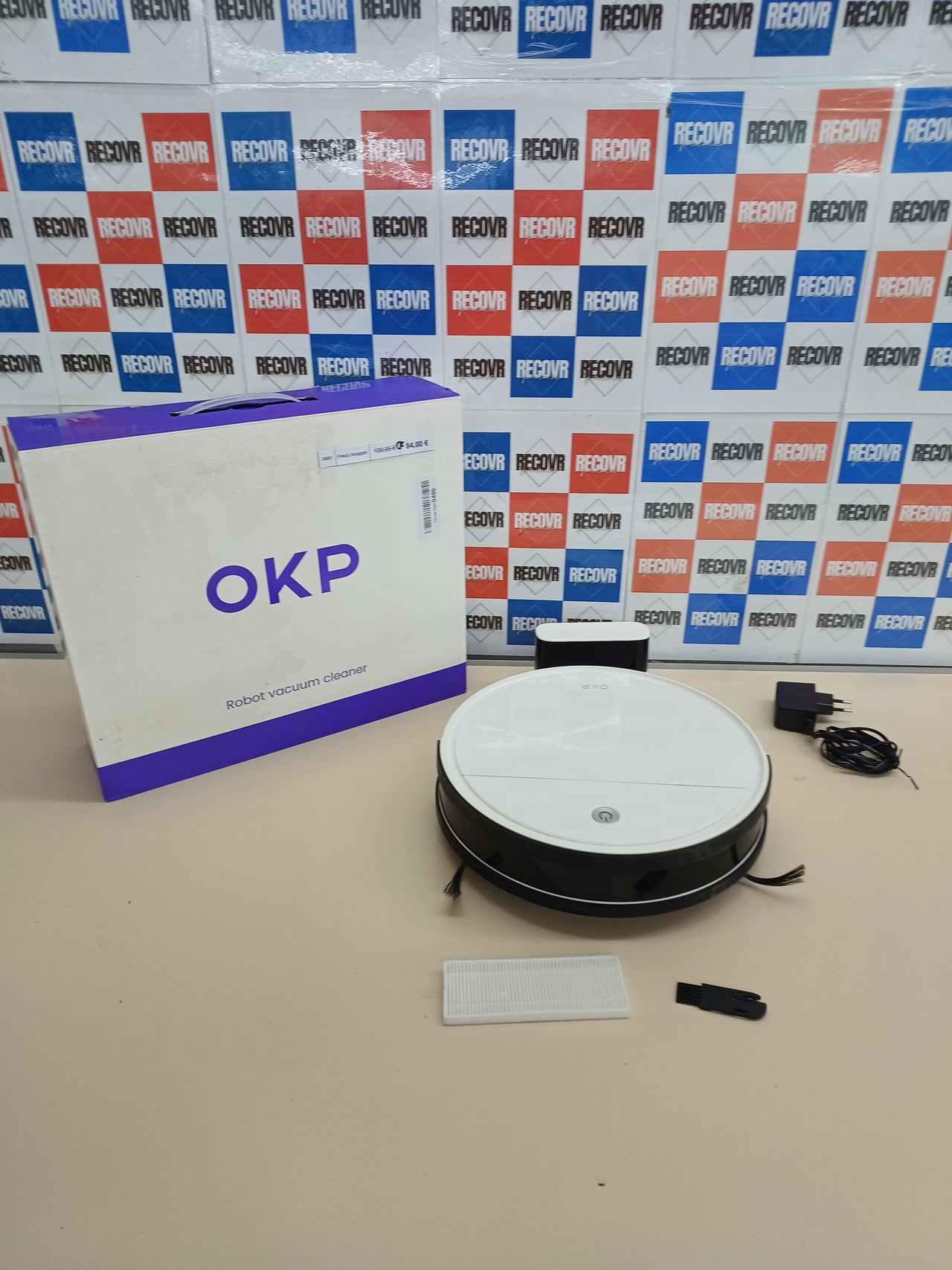 Robot aspirador Wi-Fi autocargable con gran succión y sensores anticolisión – OKP K5