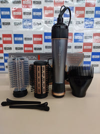 Thumbnail for Remington Cepillo de Aire Keratin Protect - Moldeador de Pelo, Queratina y Aceite de Almendra, Cepillo Secador, 3 Accesorios, Moldea y da Volumen, Cerámica, 1000 W, 2 Temperaturas/Velocidades - AS8811