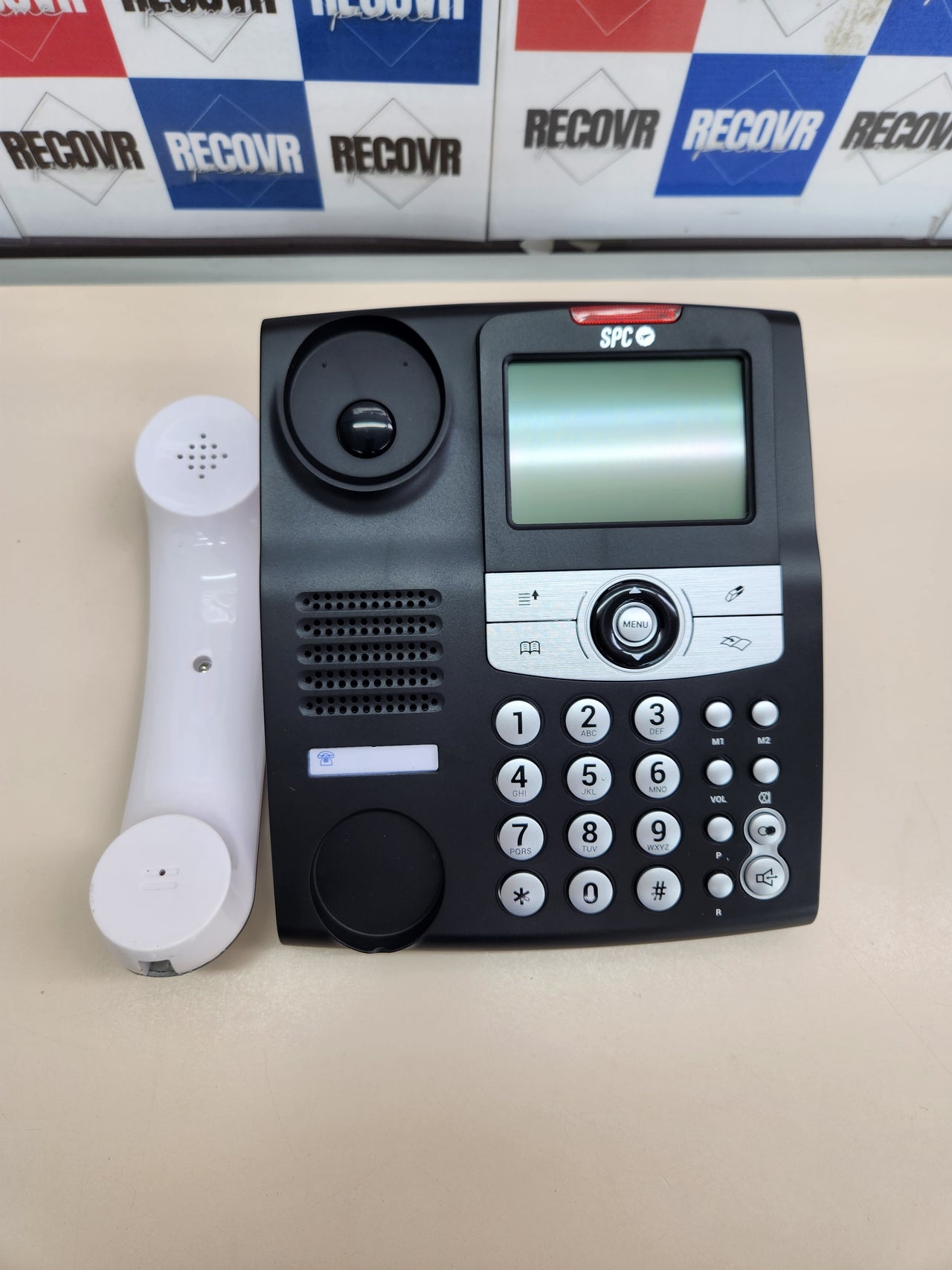 Teléfono Fijo sobremesa  Pantalla iluminada SPC Elegance ID