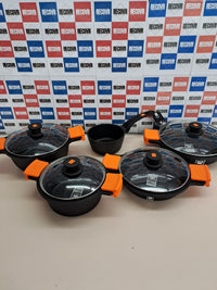 Batería cocina 9 piezas aluminio inducción Efficient BRA