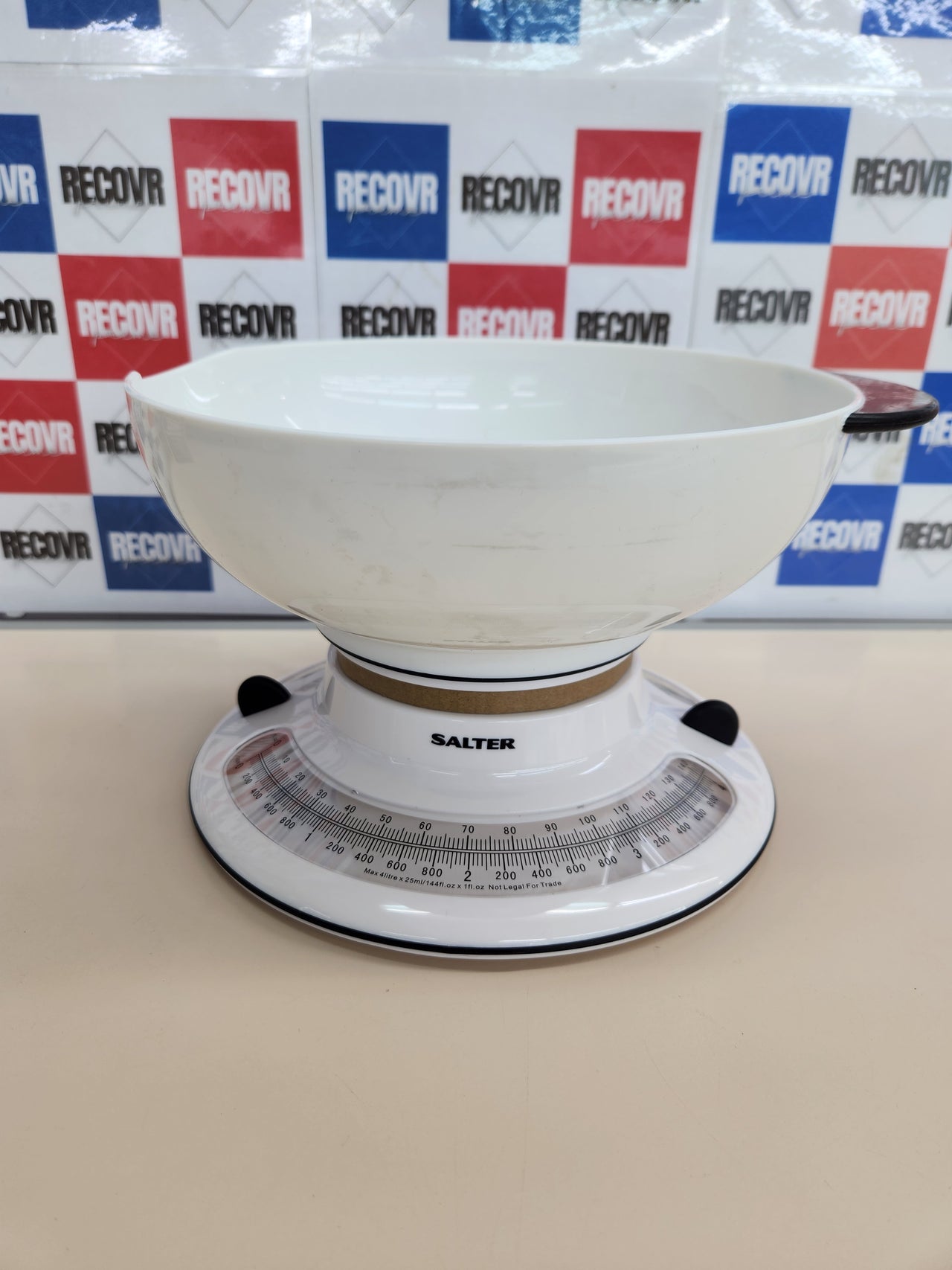 Bascula de cocina mecánica analogico con bol Salter 800 WHBKDR