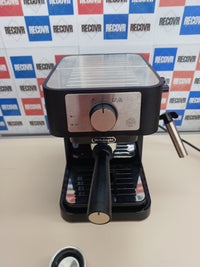 Cafetera bomba 15 bares 1 L negra/plata - De'Longhi Stilosa Premium