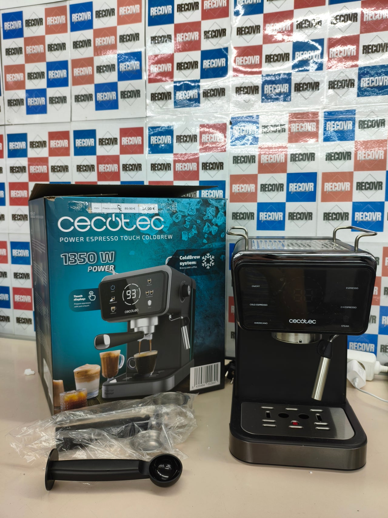 Cafetera Cecotec Power Espresso Touch ColdBrew