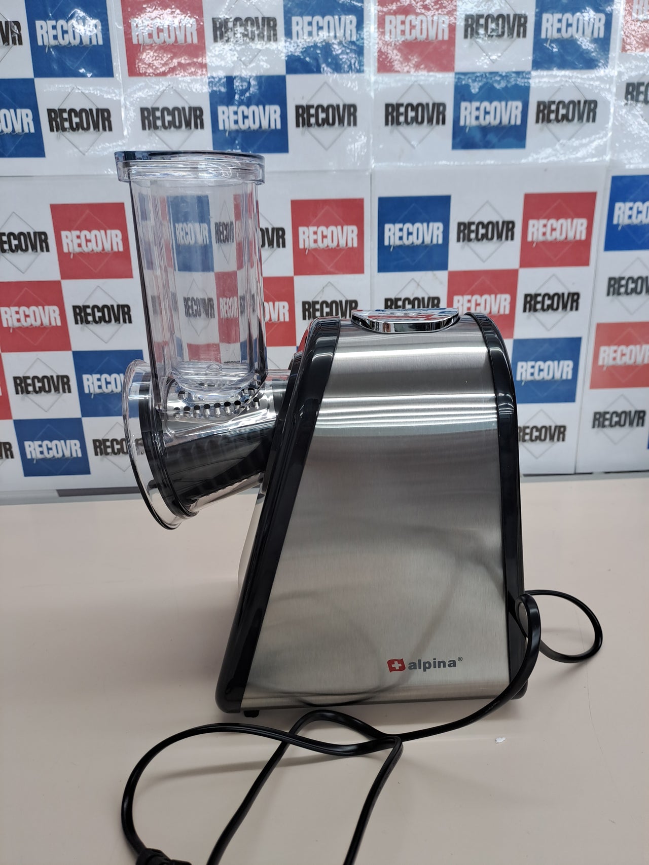 Rallador Eléctrico Verduras Alpina 4 Cuchillas