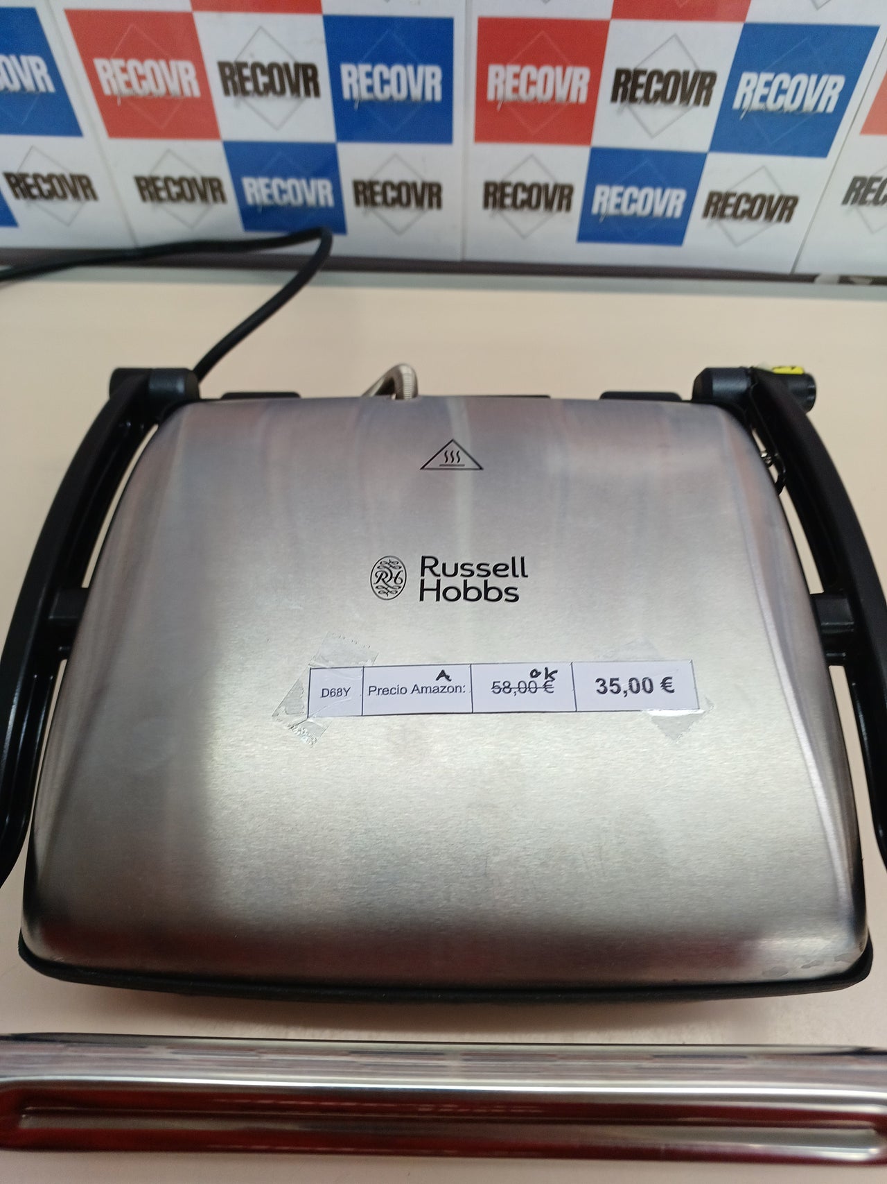 Sandwichera grill 3 en 1 1800 W apertura 180° – Russell Hobbs