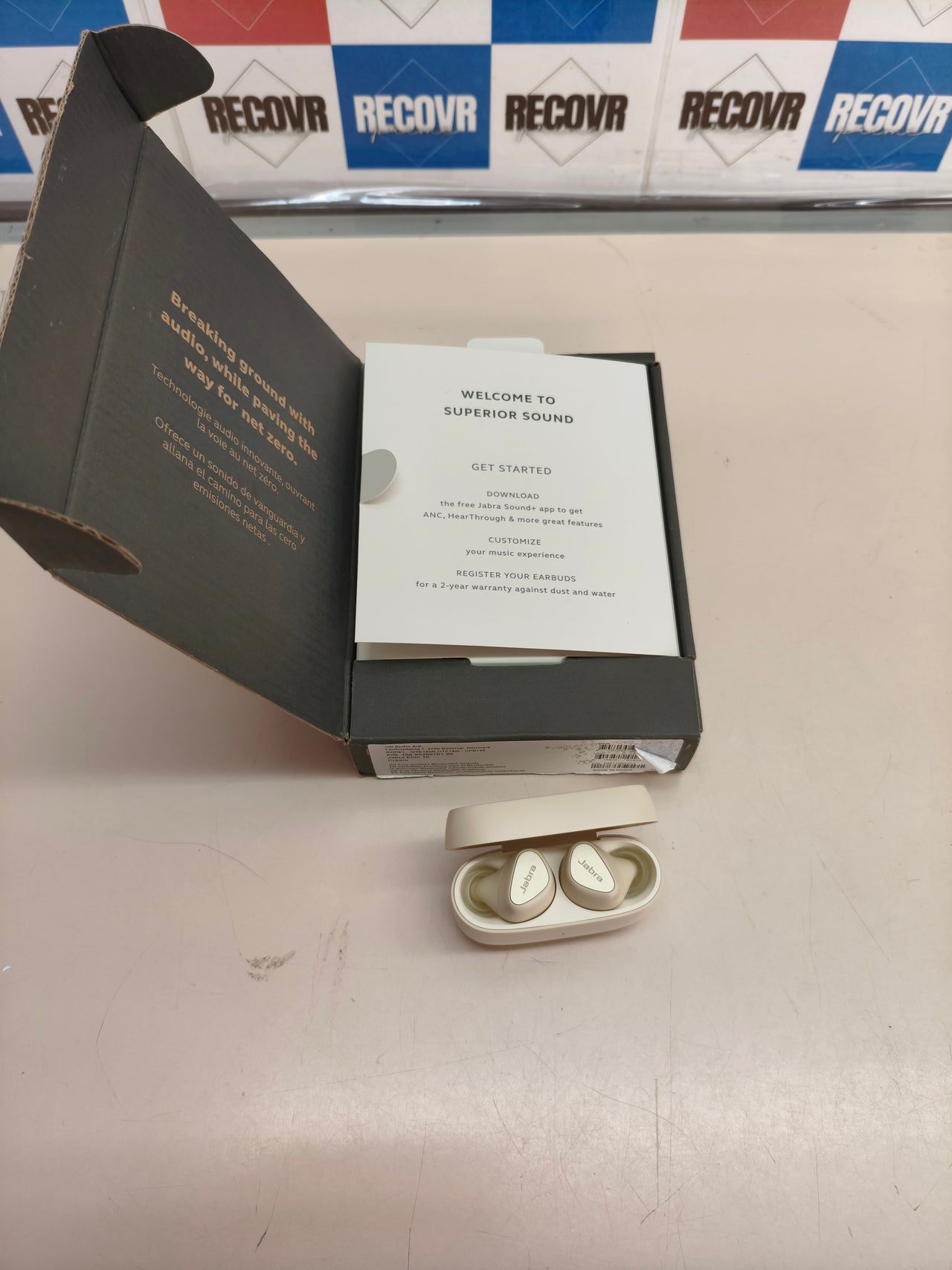 Auriculares inalámbricos Jabra Elite 10 (crema)
