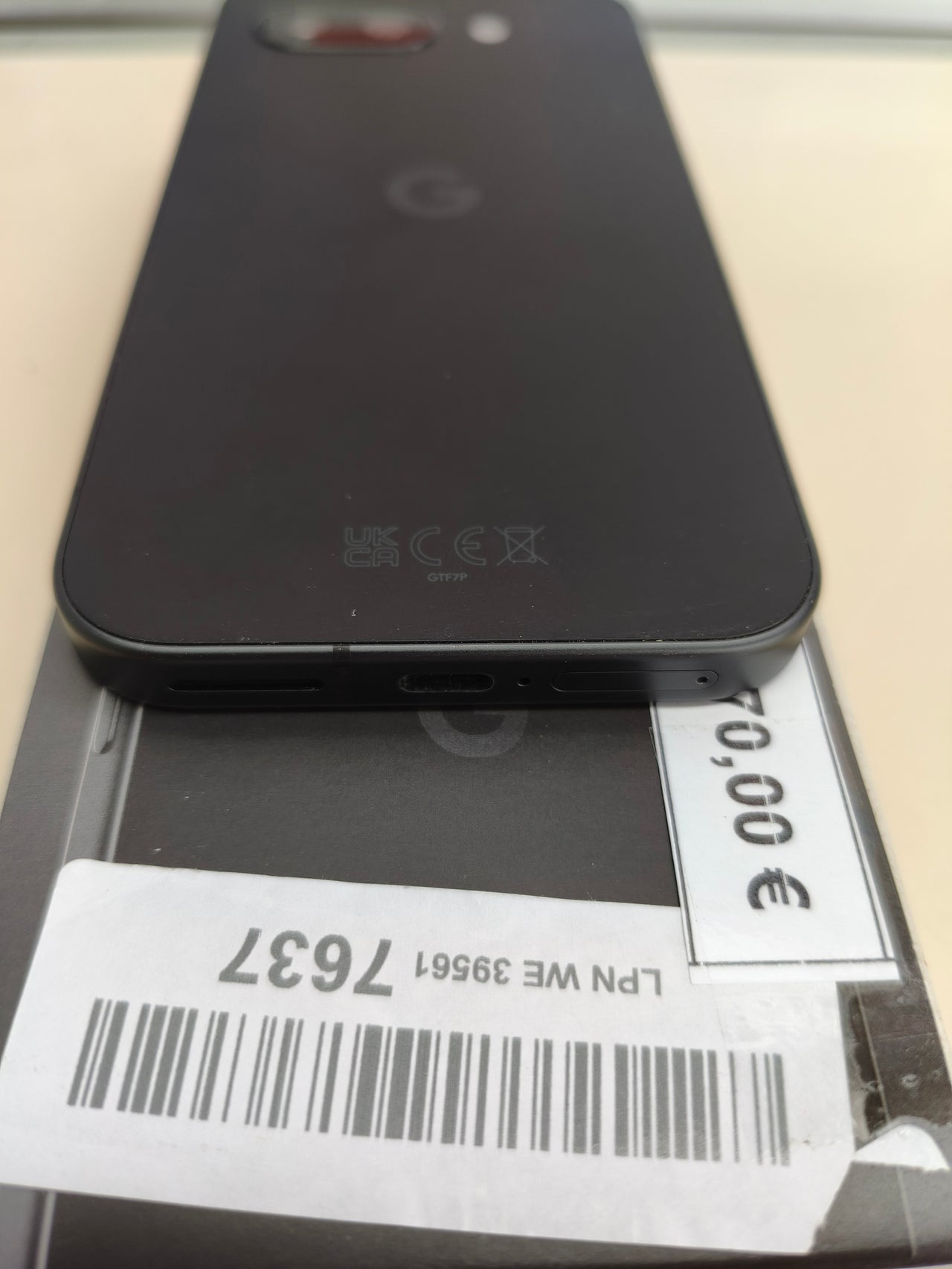 Google Pixel 9a 256GB negro Obsidiana con cámara IA