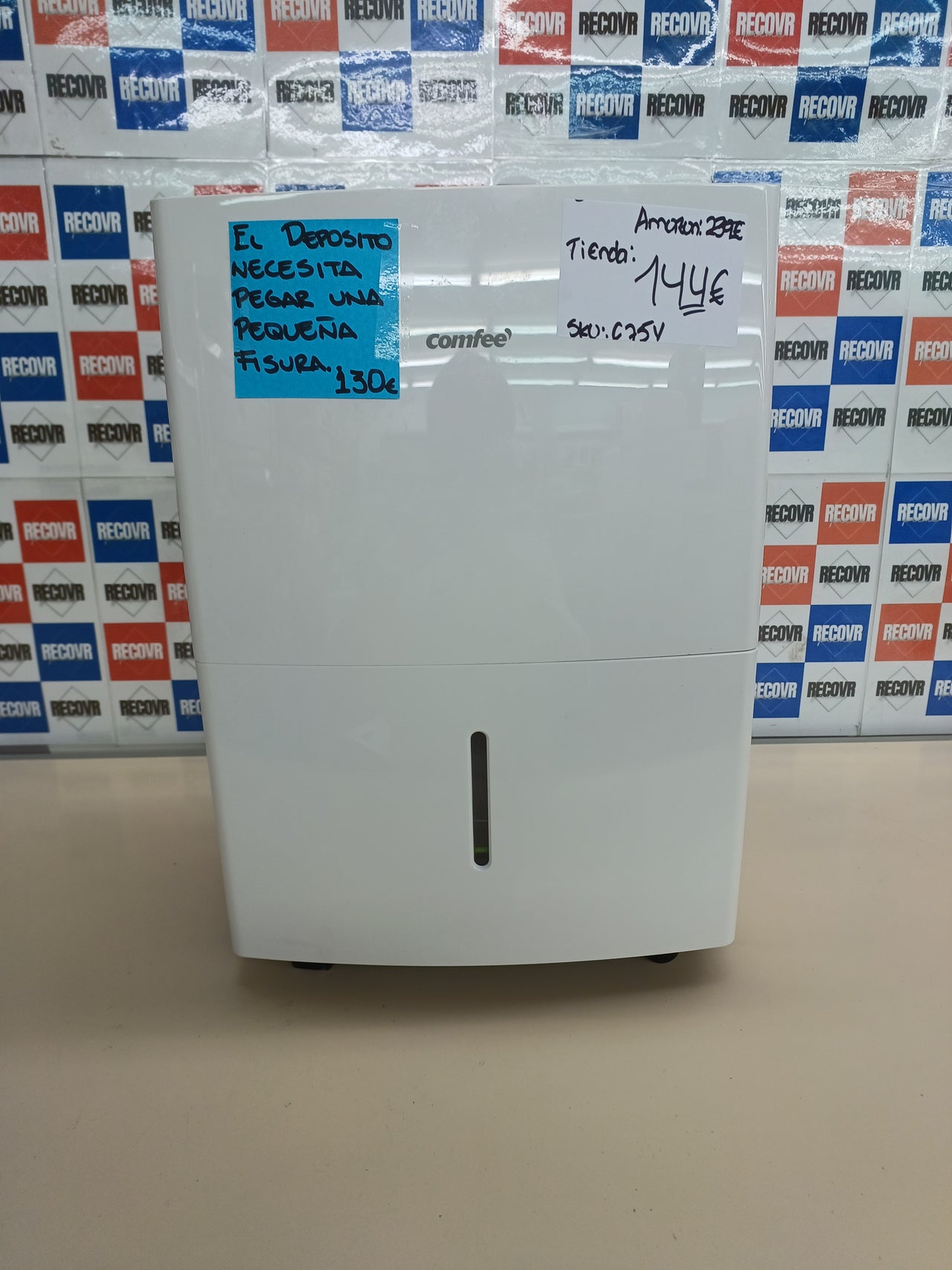 Deshumidificador 20L/día WiFi Alexa Depósito 3L Comfee