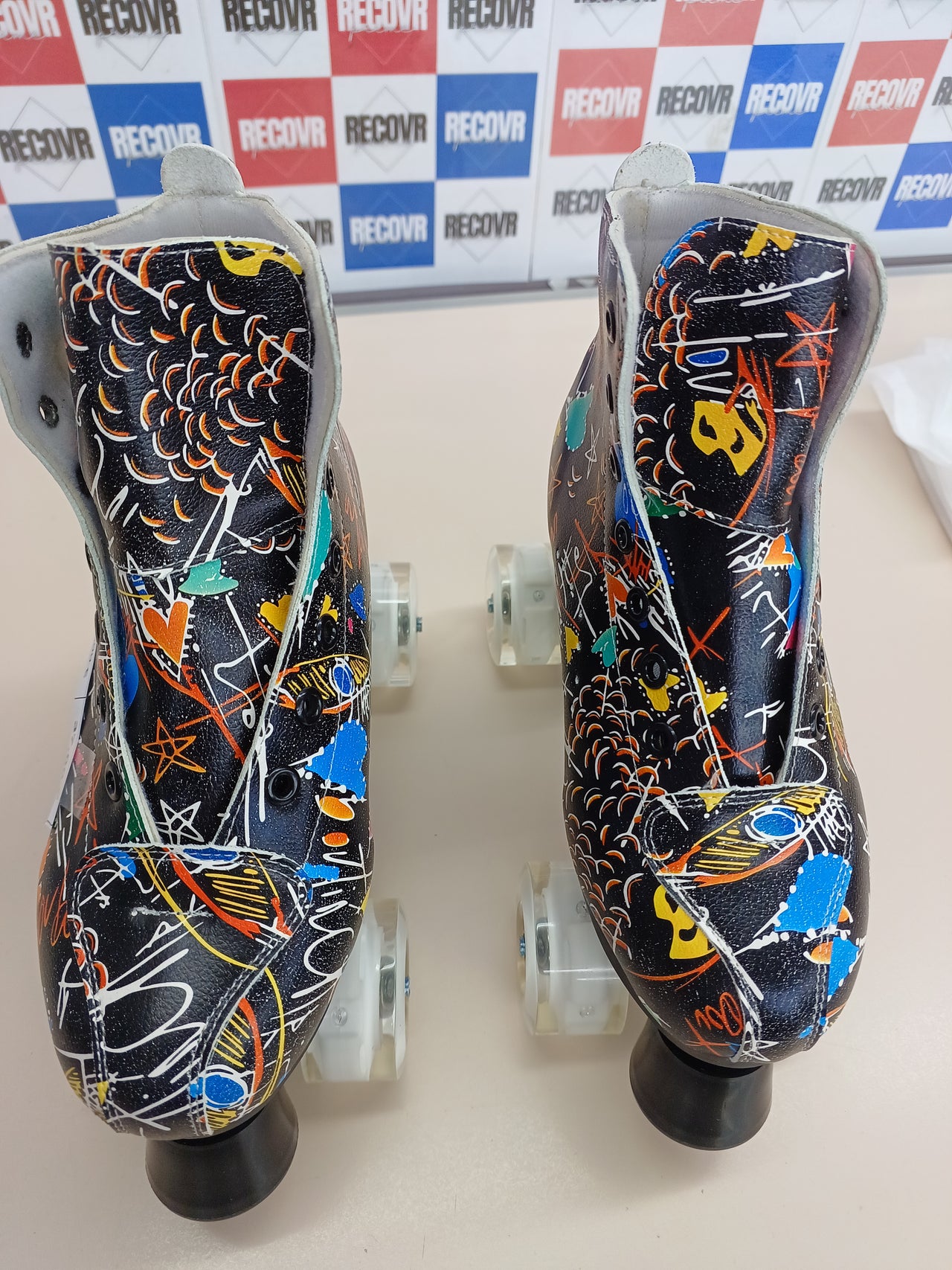 Patines LED 4 ruedas talla 37 graffiti mujer/hombre